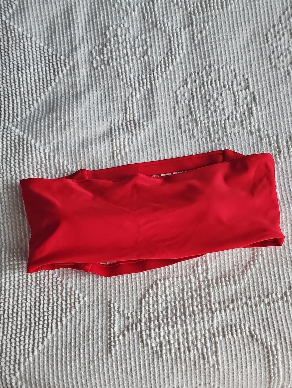 Strapless Red Bandeau Bikini Top - Women Swim Bikini